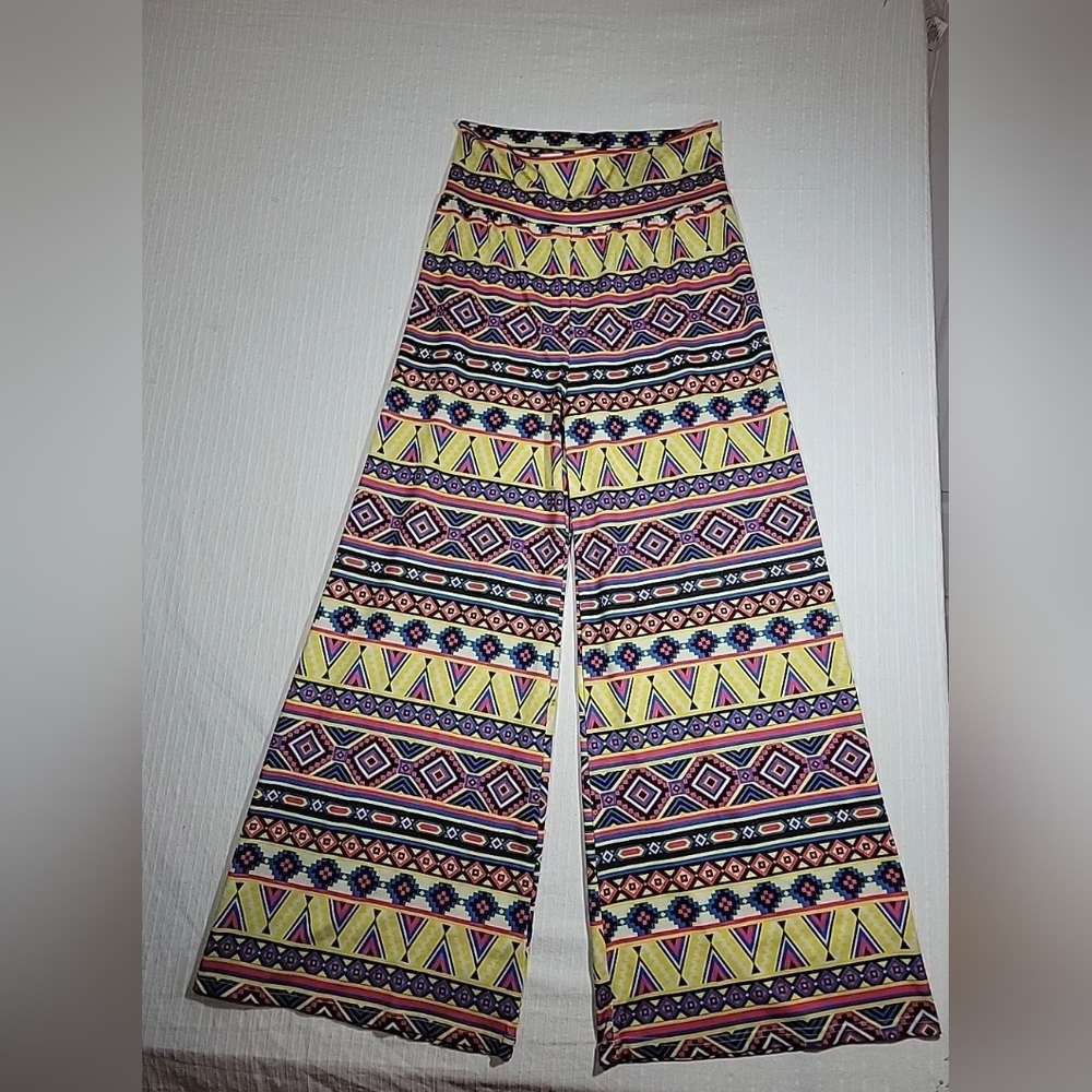 Be Trendy Palazzo Pants Womens Size XL Boho